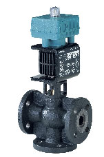Клапан смесительный, двухходовой, фланцевый PN16, DN15, kvs 3.0, AC 24 V, 0/2...10 V, 4...20 mA,