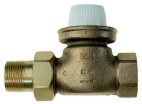 Клапан типа H (серии V2050), Ру 10, 130 С, dPmax=1бар, никелированная красная бронза, прямой 1/2", Kvs 3.5