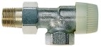 Клапан типа V, настройка пропускной способности( V2000VS), Ру10, 130 С, dPmax=1бар, никелированная красная бронза, 3/8", KVS 0,51, осевой для трубы
