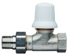 Ручные настраиваемые клапаны (серии V2605) Mira-3, Ру 10, 120 оС, никелированная красная бронза Mira-3, прямой 3/4" (DN20), Kvs 2.2