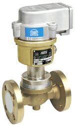 TG-серия, для нейтральной среды -15°С…+60°С, Ex II 2 G/D EEx de IIC T4, 125°C, НЗ*, IP65, DN40, Kvs=34, до 20 бар