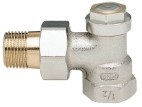 Запорно-дренажный клапан сохраняемой настройкой Verafix V2400, Ру 10, 130 оС, kvs 1,0, ДУ 10, PN10 бар, G3/8", угловой