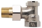 Настраиваемый запорно-дренажный клапан Verafix-E (V2420), Ру 10, 130 оС, DN 15mm, Kvs 1,7, 1/2", никелир. красная бронза, настройка проп. cпособности