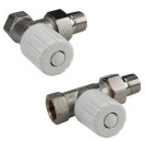 Ручные клапаны Optimal-plus (серии V2652)  угловой 3/8" (DN10), Kvs 2.1