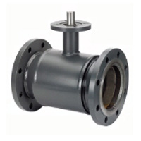 Кран шаровой JiP-FF, фланцевый, двухходовой, , Ру 25 бар, kvs 10400 м3/ч, Ду 400 мм, длина 1100 мм