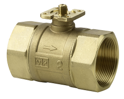 Клапан шаровой, 2-х ходовой, Kvs 40, DN 50
