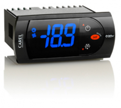 Контроллер Easy powerline, питание 115В, 2 реле: компрессор (2Hp), разморозка (8 A), 2 NTC, 1 цифровой вход, RTC, низкая температура