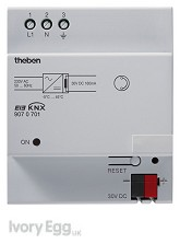 Блок питания со встроенным дросселем PS KNX 160, 1 выход 30 В=, 160 мА, IP 20, монтаж на DIN рейку