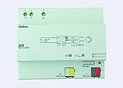 Блок питания со встроенным дросселем PS KNX 640, 2 выхода 30 В=, 640 мА, IP 20, монтаж на DIN рейку