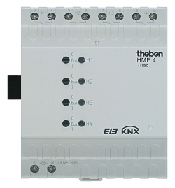 Модуль расширения HME 4 KNX Mix для базового модуля HMG 4 KNX, 4-канальный, монтаж на DIN рейку